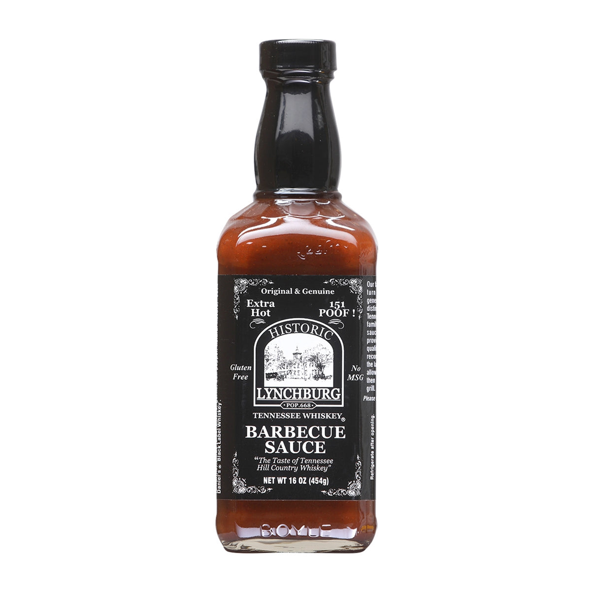 Historic Lynchburg Tennessee Whiskey Fiery Hot Grillsauce 151 'Poof'