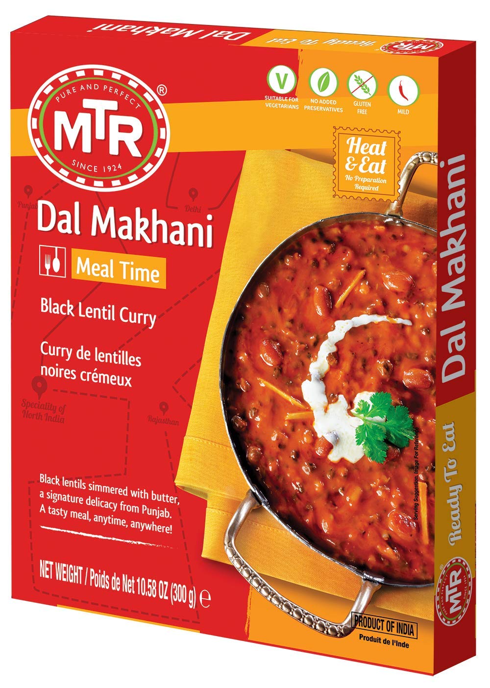 MTR Bereit zu essen – Dal Makhani 10.58oz (300g)
