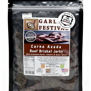 ruckig carne asada beef briset mit granuliertem Knoblauch, cilantro & spic