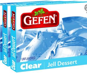 Gefen klares, nicht aromatisiertes Jello, 3 Unzen (Packung mit 4)