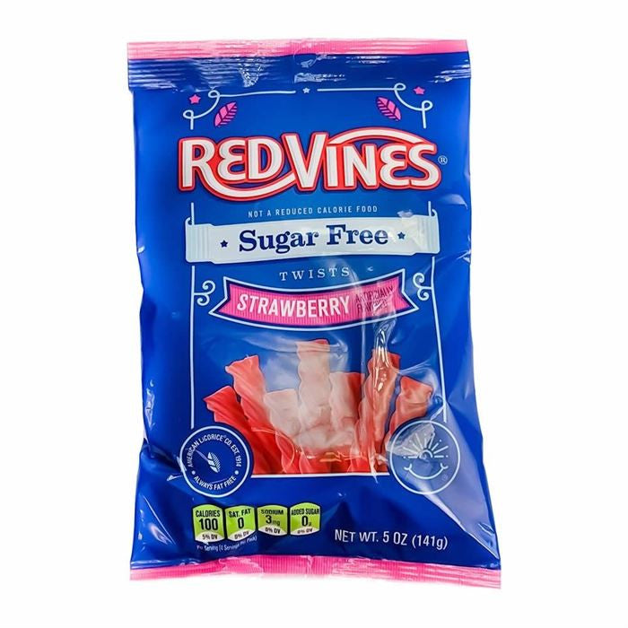 Red Vines Zuckerfreie Erdbeere Lakritz – 5 oz Beutel