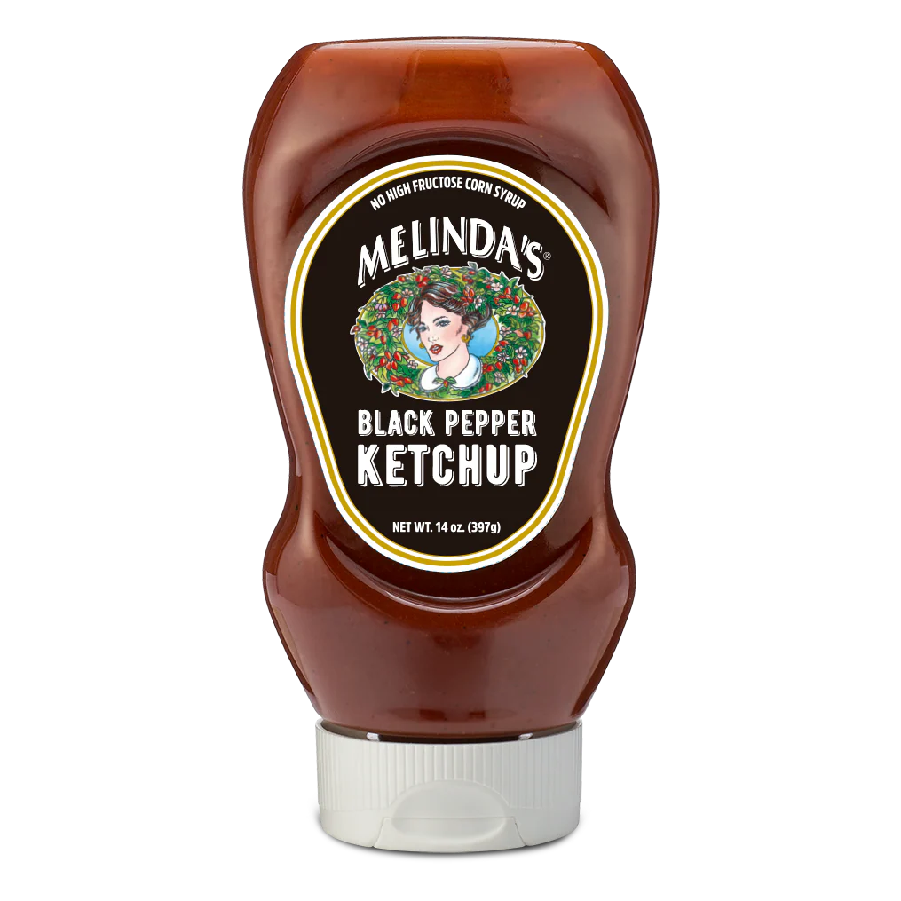 Melindas schwarzer Pfeffer Ketchup 14oz