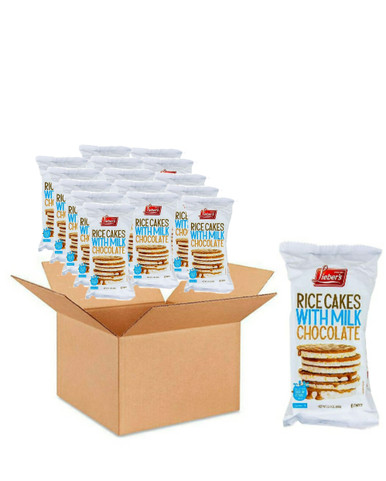 Lieber's Milchschokolade überzogene Reiskuchen, 3,1 oz (Packung mit 16)