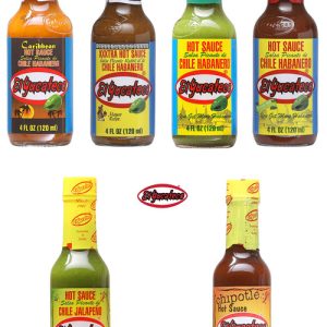 El Yucateco Original scharfe Saucen Geschenkset, 4/., 2/. – 4oz / 5oz