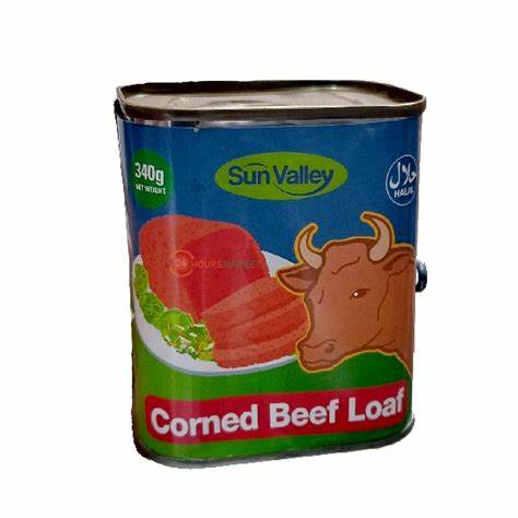 UNBRANDED Sun Valley Corned Rindfleisch 340g – Hochwertiges Dosenfleisch
