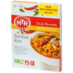 MTR Ready to Eat – Sambar Reis 10,58 Unzen (300g)