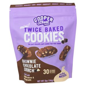 Cooper Street Snacks Twice gebacken Brownie Schokoladen-Crunch-Kekse – 5o