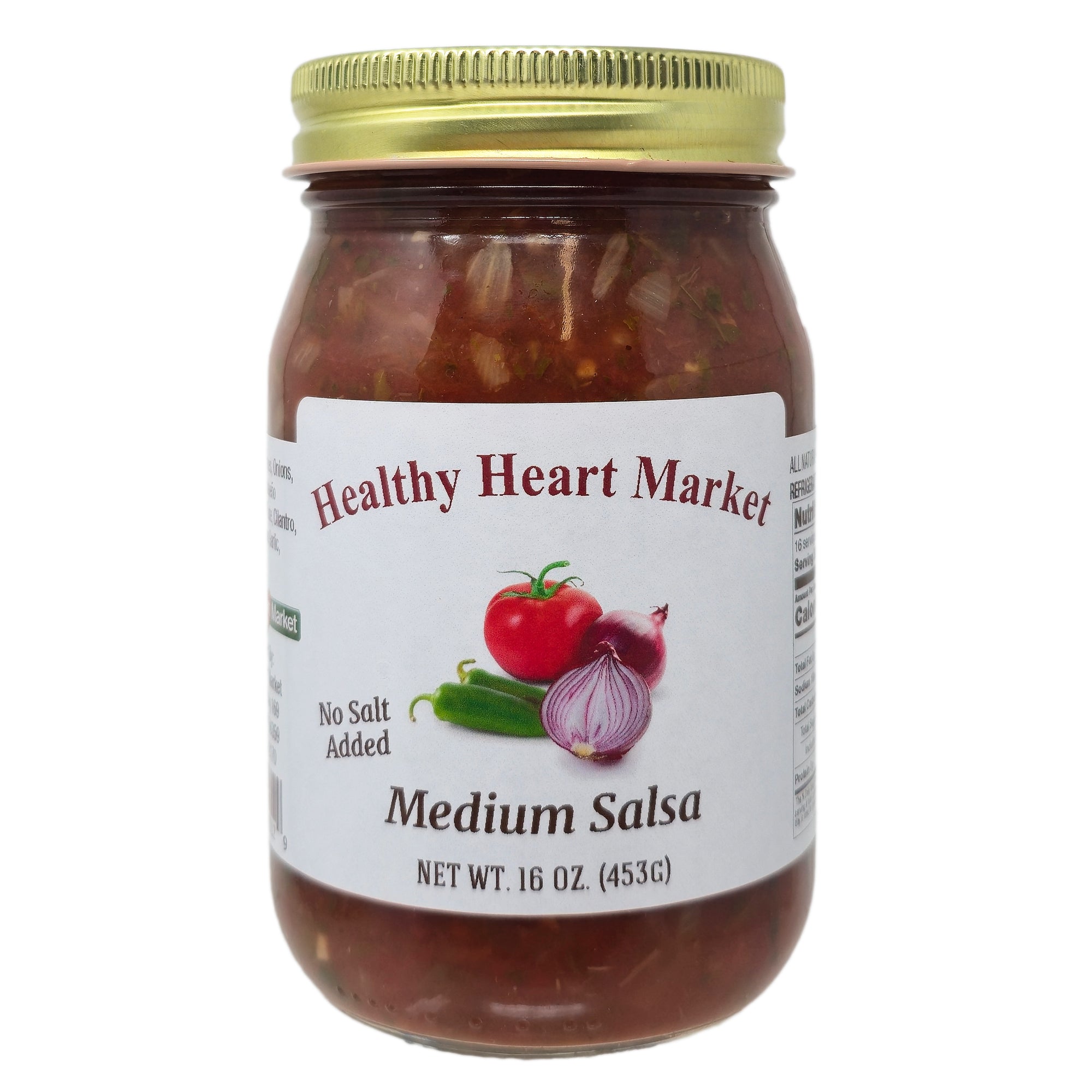 Gesundes Herz Markt kein Salz hinzugefügt mittel Salsa – 16oz