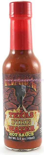 Texas Feuer Wasser Chilisauce, 5oz