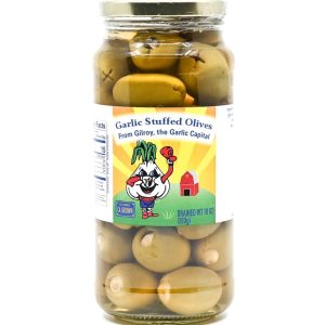 Oliven Knoblauch gefüllten Oliven Knoblauch Kerl der Knoblauch Shoppe 10 Unzen Abfluss