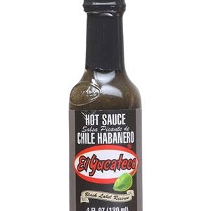 scharfe Sauce el yucateco habanero schwarz Etikett Reserve 4 Unzen Hitze 6 $7,48