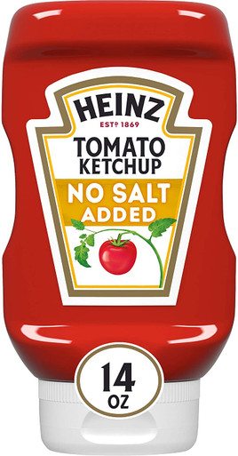 Heinz Kein Salz hinzugefügt Tomatenketchup, 14 oz