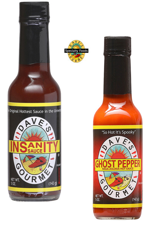 Dave's Gourmet Insanity Hotter Saucen Geschenkset, 2/5oz