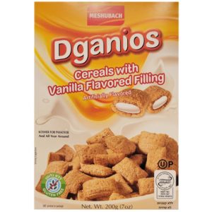 Passah Vanille gefülltes Getreide, Glutenfrei, Meshubach Dganios, 7 oz