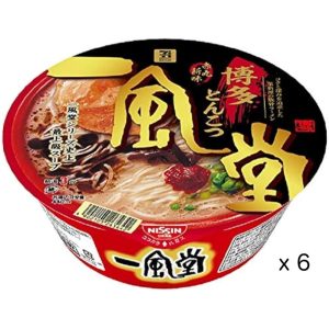 NISSIN IPPUDO Ramen authentische akamaru neue hakata tonkotu x japan – tokyo sakura Mall – 127g / 6cup