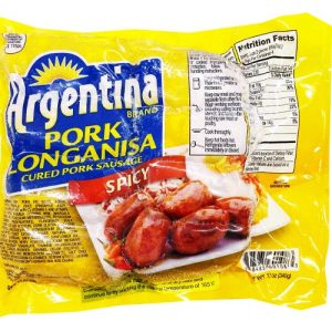 Argentinien Marke – Schweinefleisch Longanisa (Gehärtete Schweinewurst) – Würzig – 12 OZ