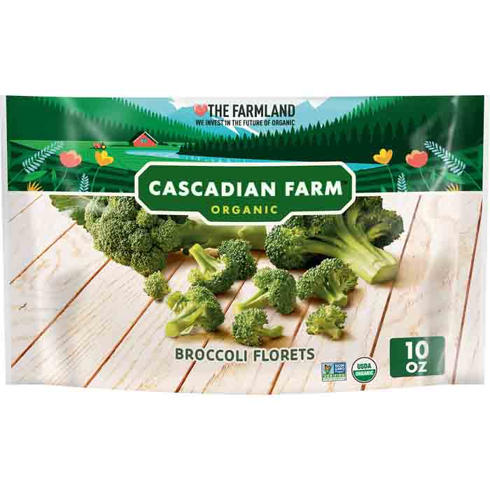 Cascadian Farm – Gefrorener Brokkoli Florets, 10oz – Packung mit 12 Stück