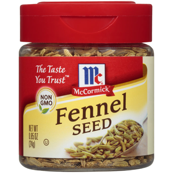 McCormick Gewürzfenchelsamen, ganz, 0,85 oz – Packung mit 6 Stück