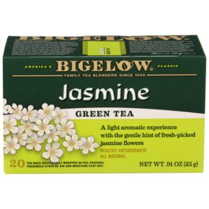 Bigelow Grüner Jasmin Tee, 20 Beutel, 0,91 Unzen Packung mit 6