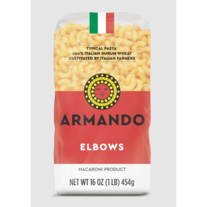 Armando – Pasta Ellenbogen, 16 Oz – 12er Packung