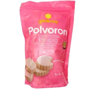 Goldilocks – Polvoron – Pinipig ( Reisknuspriesen) – philippinisches Kurzbrot – 15 Stück – 420 g