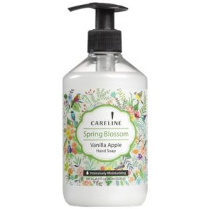 Careline Spring Blossom Vanille Apfel Handseife, koscher für Passover, feuchtigkeitsspendend, 16,9 oz