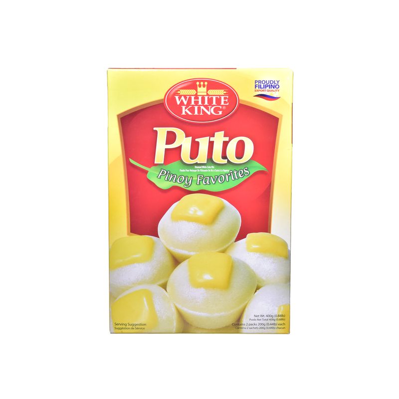 Weißer König Puto Mischung 400G (0.88lbs) Enthält 2 Pks 200G/Pk