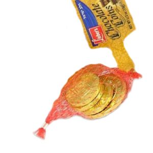 Hanukkah Milchschokolade-Geltmünzen, Chanuka-Münze, 6 Beutel