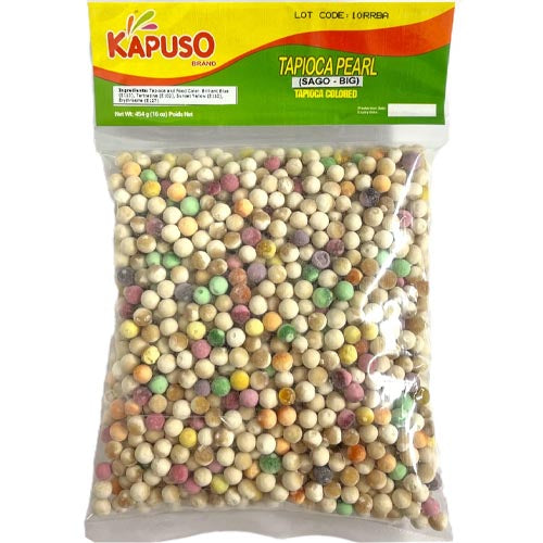 Kapuso – Tapiokaperle (farbig) – SAGO – groß – 16 OZ