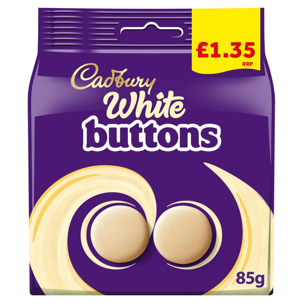 Cadbury Weiße Knöpfe
