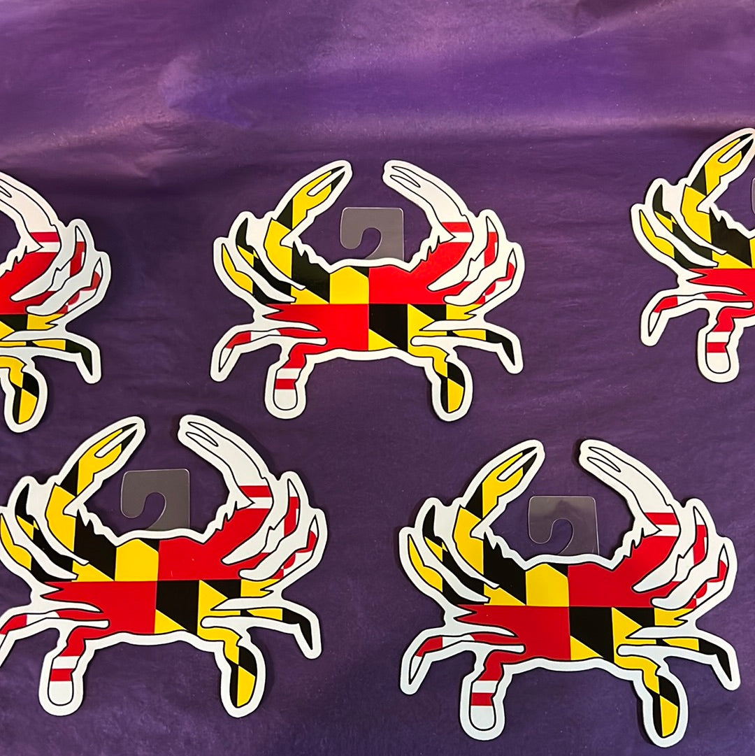 Maryland Flagge Krabbe Magnet sterben geschnitten