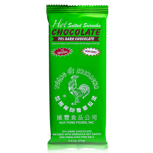 Heiß gesalzen Sriracha Schokolade 70% Dunkle Schokolade