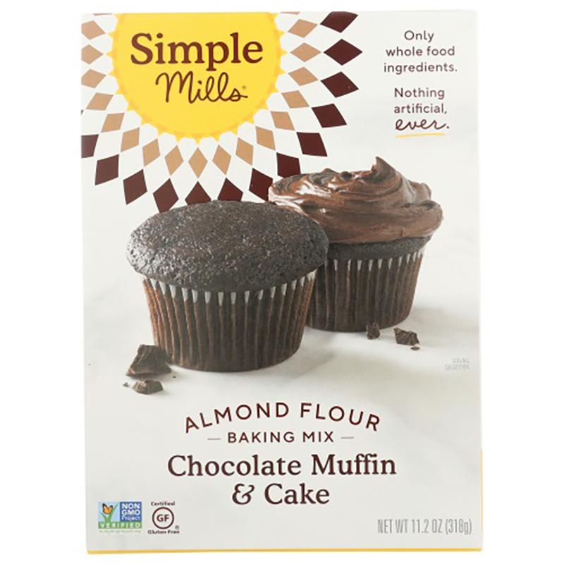 Simple Mills Mandelmehl Schokolade Muffin & Kuchen Mischung, 10 Unzen