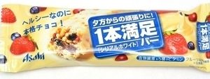 Asahi “ Asahi ” Ippon manzoku bar” Müsliriegel, Weiße Schokolade