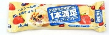 Asahi “ Asahi ” Ippon manzoku bar” Müsliriegel, Weiße Schokolade