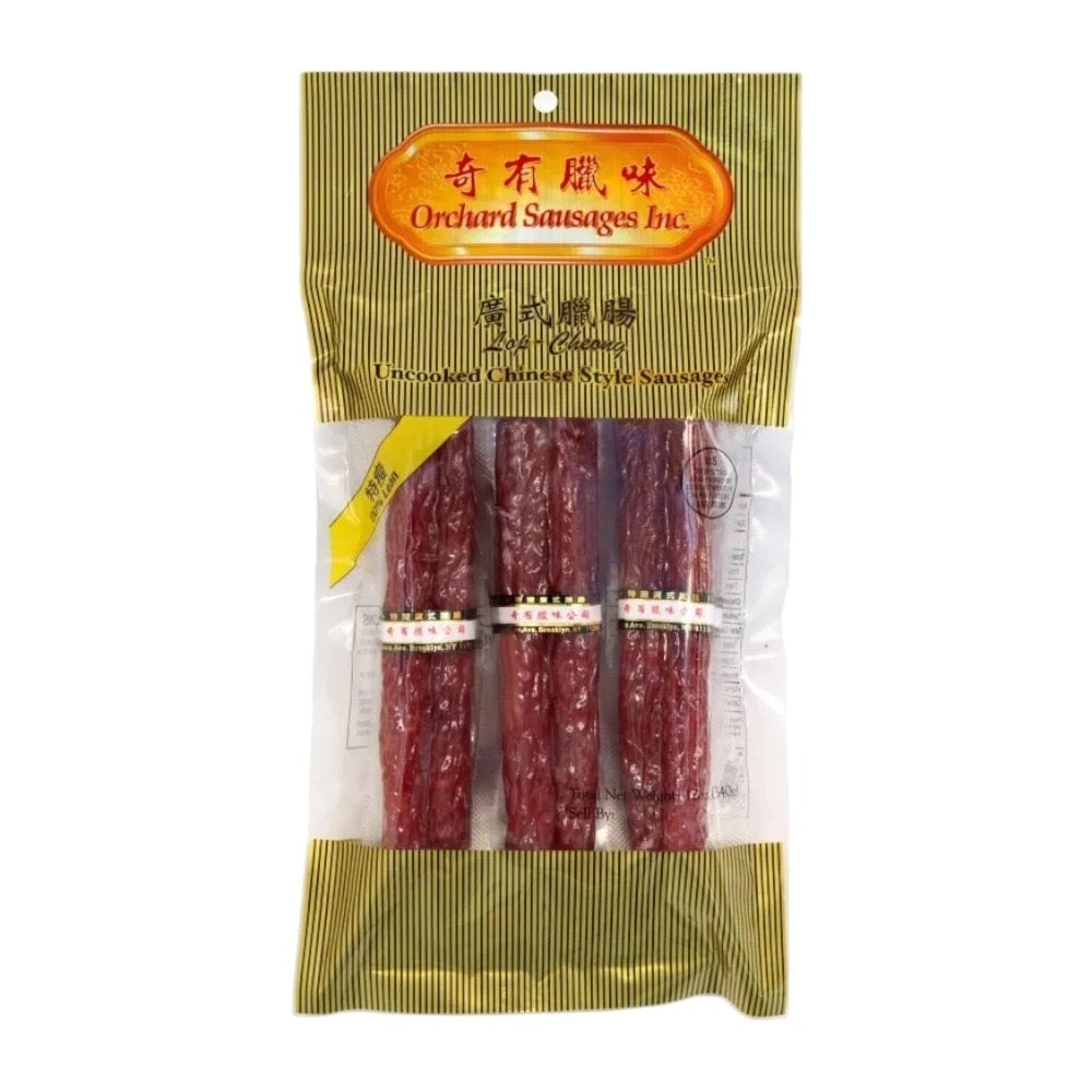 Orchard Würstchen ungekocht chinesischen Stil Sauce Extra Lean