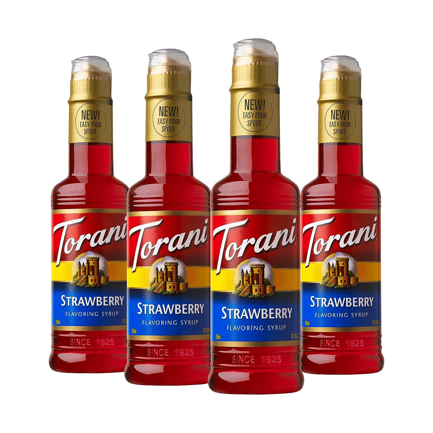 Torani Erdbeersirup 12.7 Fo – Packung mit 4