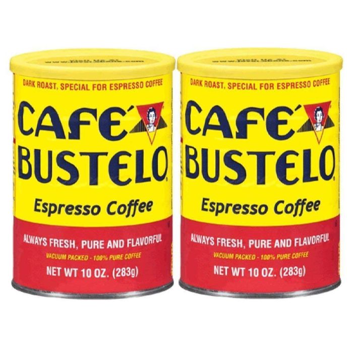 Cafe Bustelo regelmäßige Espresso Kaffeedose, 10 Unzen Packung mit 12