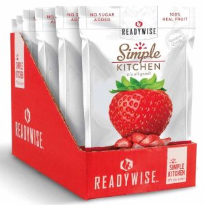 Simple Kitchen – Strawberries tiefgekühlt getrocknet, 0,7 Unzen – Packung mit 6 Stück