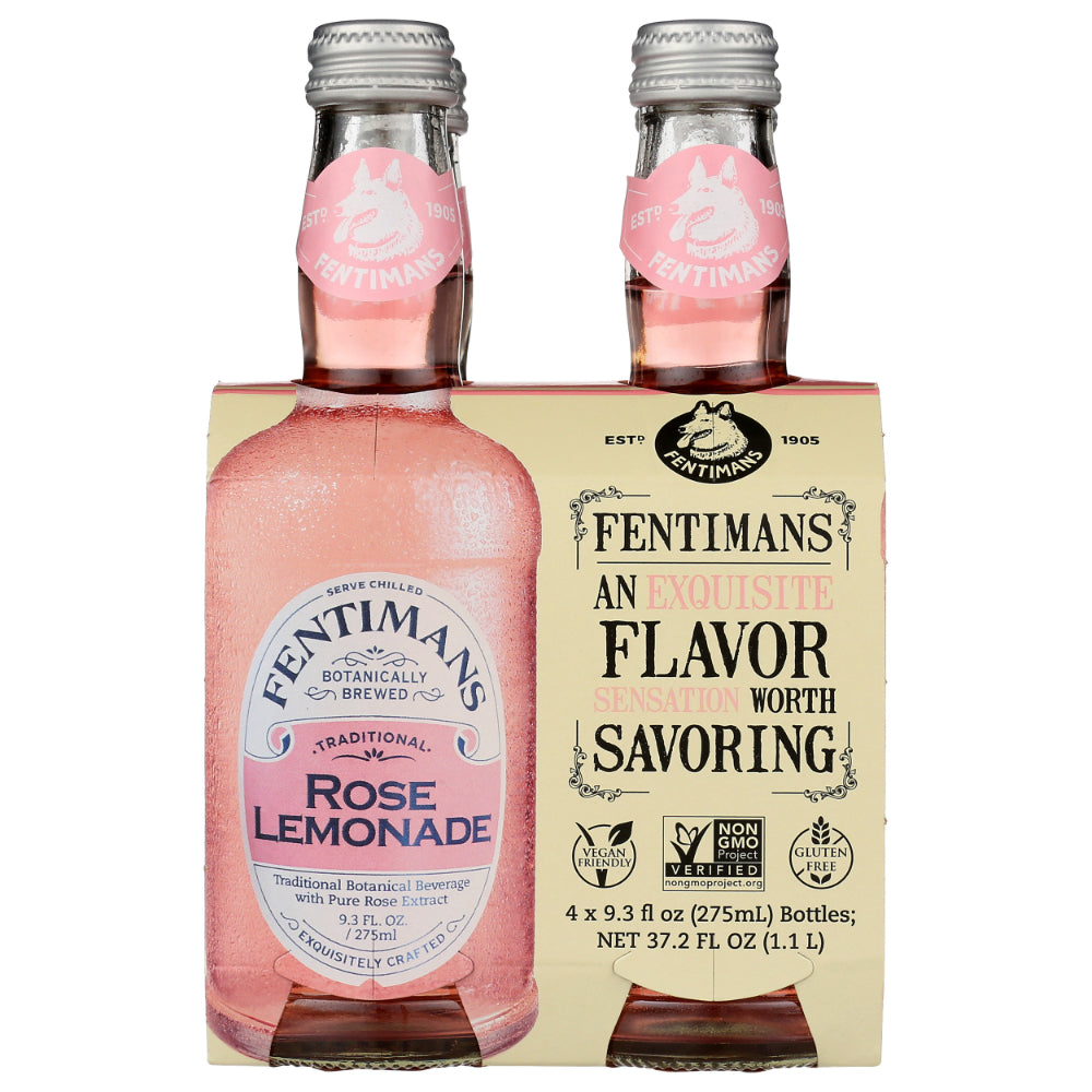 Fentimans – Rose Limonade, 37.2 Fl Oz 4er Packung – Packung mit 6 Stück