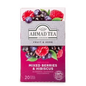 Ahmad Tea, Gemischte Beeren & Hibiskustee 20 Counts