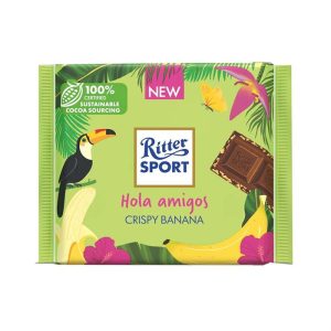 Ritter Sport Crispy Banana Schokoladenriegel – – 100g