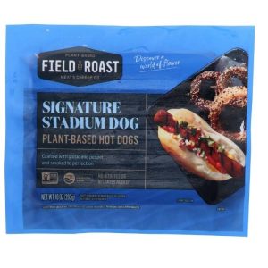 Field Roast Signature Stadium Dog Hotdogs auf pflanzlicher Basis, – 10oz