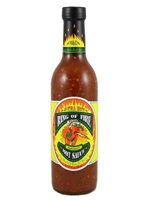 Ring of Fire Xtra heiße Chilisauce, 12,5 Unzen