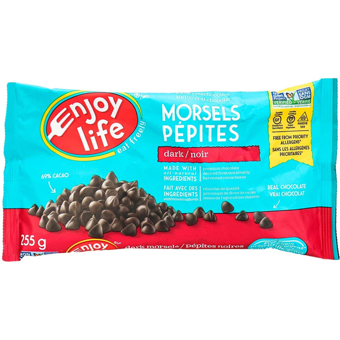 Genießen Sie das Leben Dunkle Schokolade Morsels, 9oz