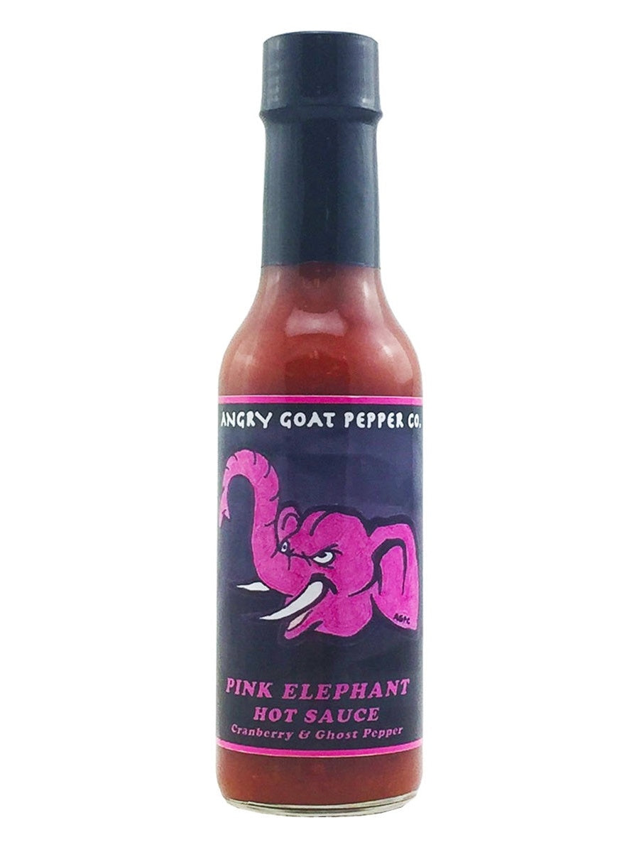 Chilisauce Angry Goat Pfeffer Co Rosa Elefant Cranberry & Geist Pfeffer