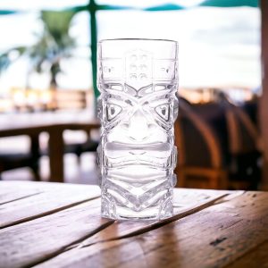 Zitronensoda, klare Tiki-Brille - – 15oz / 1pc