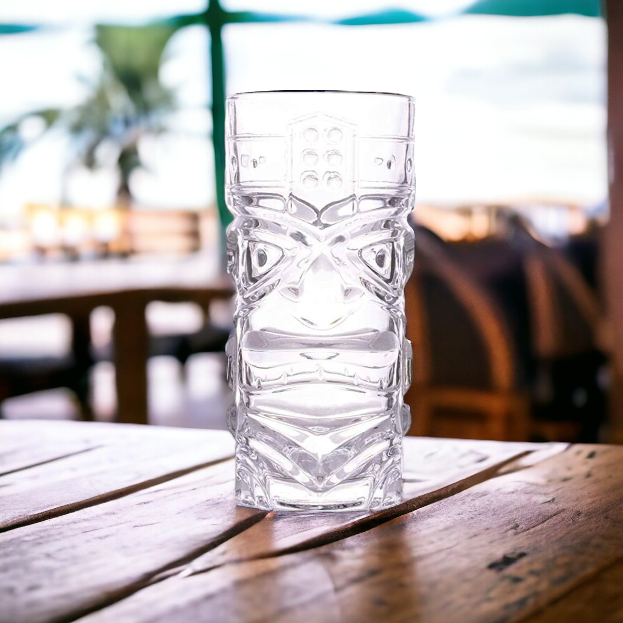 Lemonsoda – Klare Tiki-Brille -15oz (1 Stück)