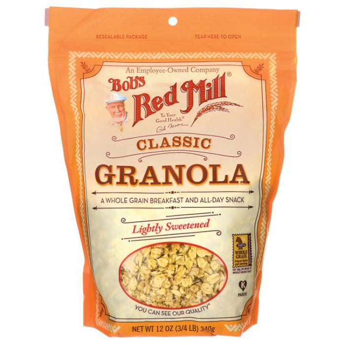 Bob's Red Mill Granola, NF, Natürlich, 12 OZ – 4er Packung