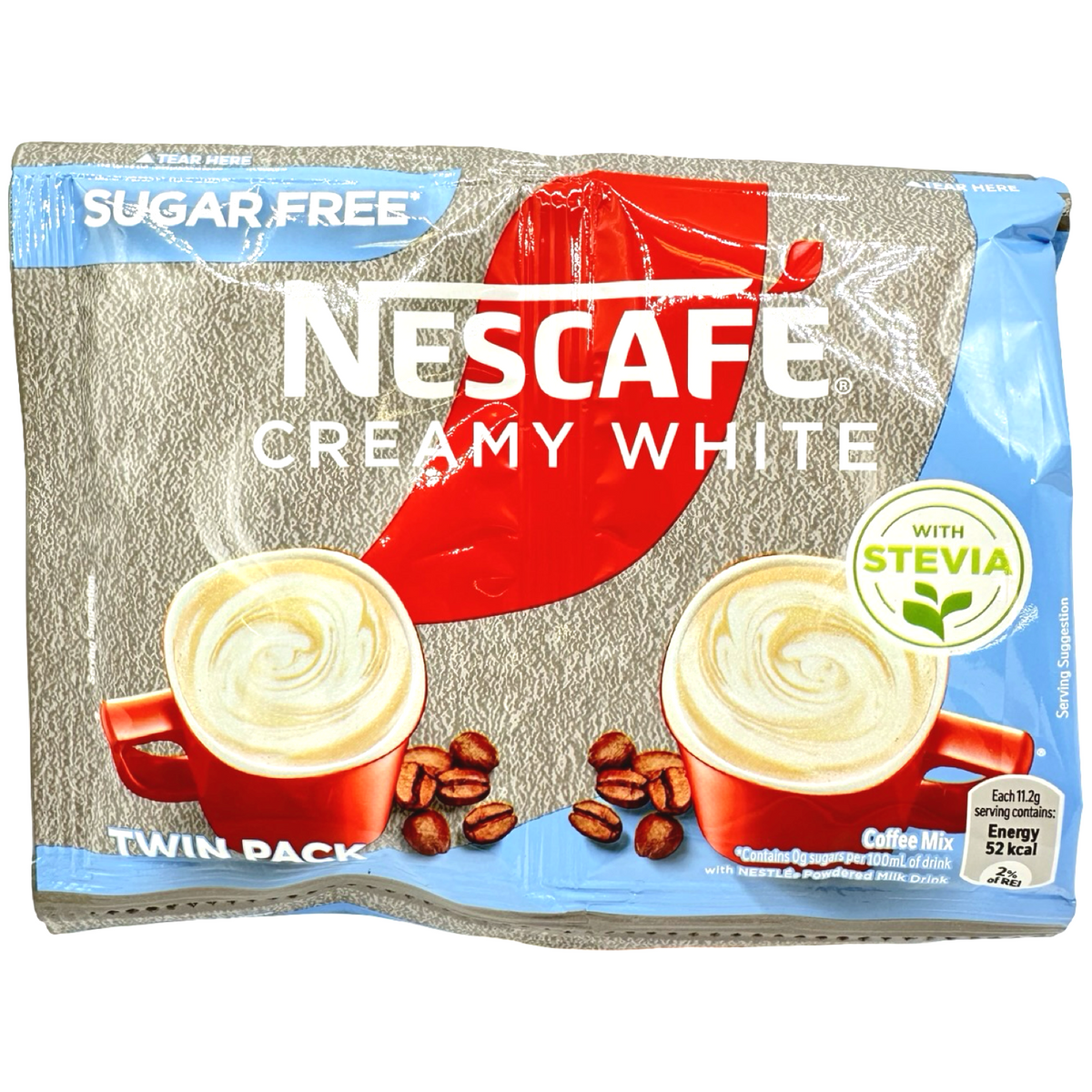 Nescafe – Zuckerfrei – Cremeweiß – Twin Packung – 5 x 22.4